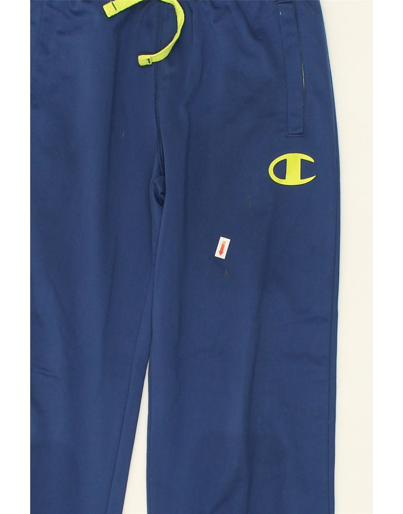 CHAMPION Boys Tracksuit Trousers Joggers 9-10 Years Medium Blue | Vintage Champion | Thrift | Second-Hand Champion | Used Clothing | Messina Hembry 