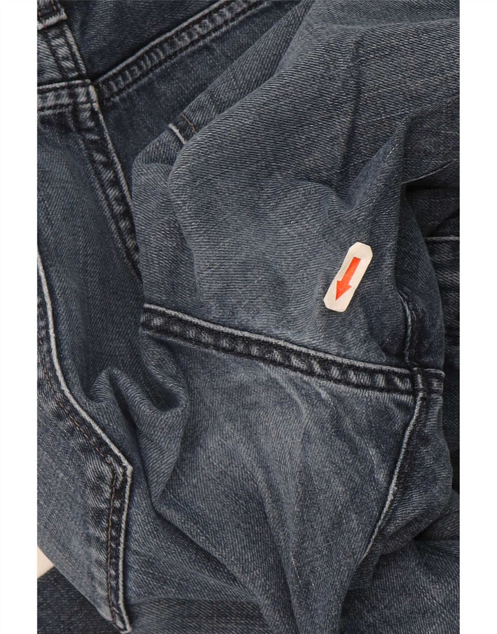 Hugo Boss Mens Straight Jeans W36 L31 Navy Blue