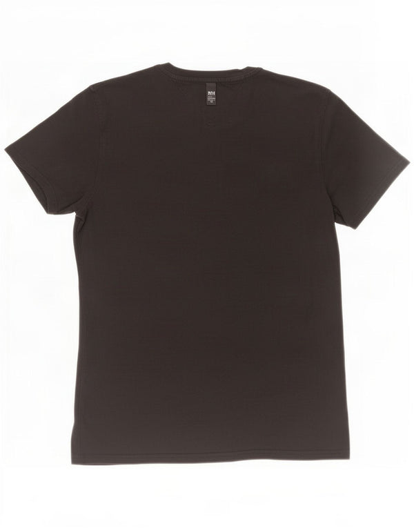Tommy Hilfiger Mens T-Shirt Top Small Black Cotton