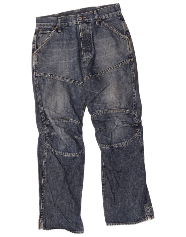 G-Star Mens Straight Jeans W30 L30 Blue Cotton