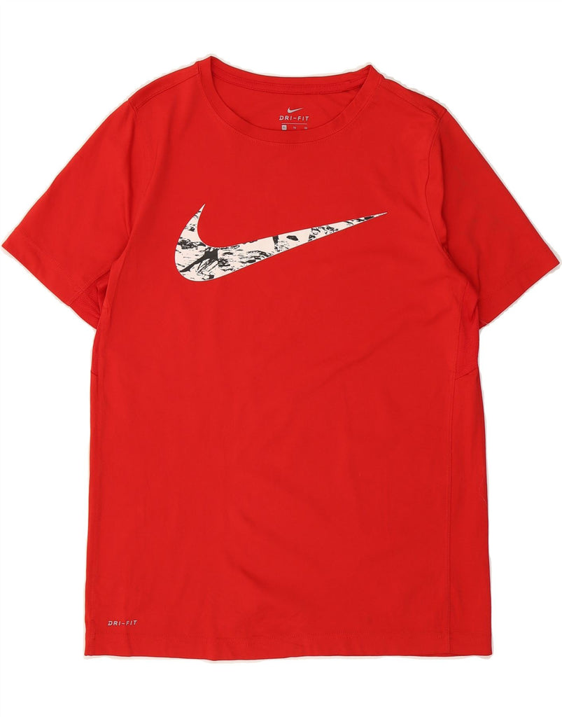 NIKE Womens Big & Tall Graphic T-Shirt Top UK 18 XL Red Polyester Vintage Nike and Second-Hand Nike from Messina Hembry 