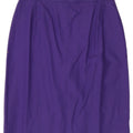 Vintage Womens Pencil Skirt IT 44 Medium W28  Purple Acetate