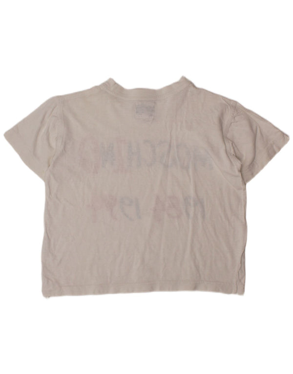 MOSCHINO Girls Graphic T-Shirt Top 4-5 Years White