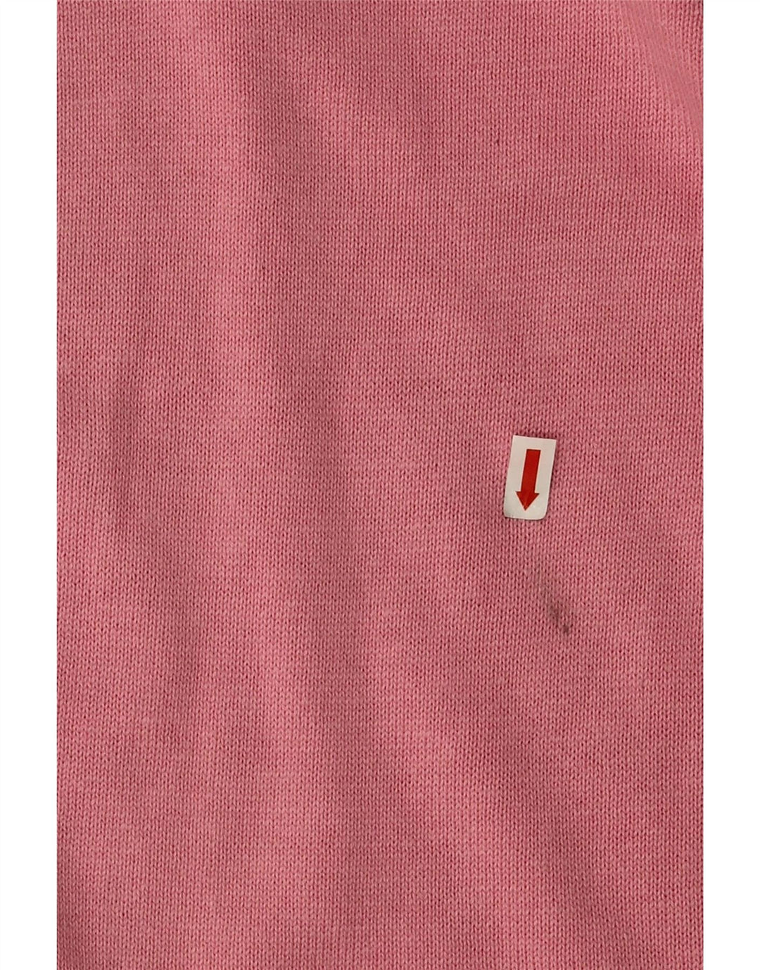 Marks & Spencer Mens V-Neck Jumper Sweater Medium Pink Cotton