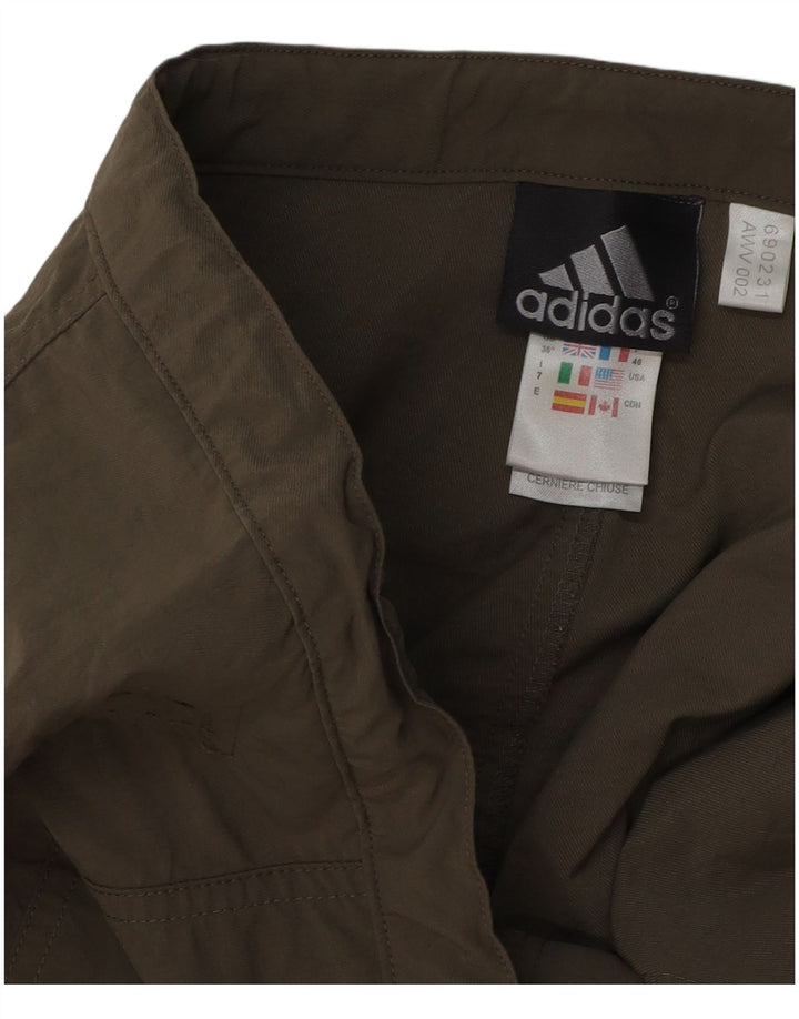 ADIDAS Mens Cargo Shorts W36 Large  Khaki Polyester