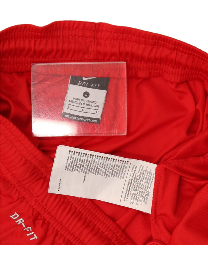 Nike Mens Dri Fit Sport Shorts Large  Red Polyester