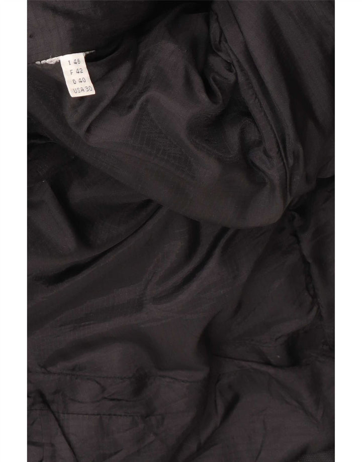 Marithe Francois Girbaud Womens Windbreaker Coat IT 46 Large Black