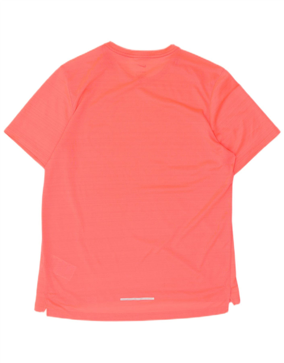 Nike Mens Dri Fit T-Shirt Top Medium Pink Polyester