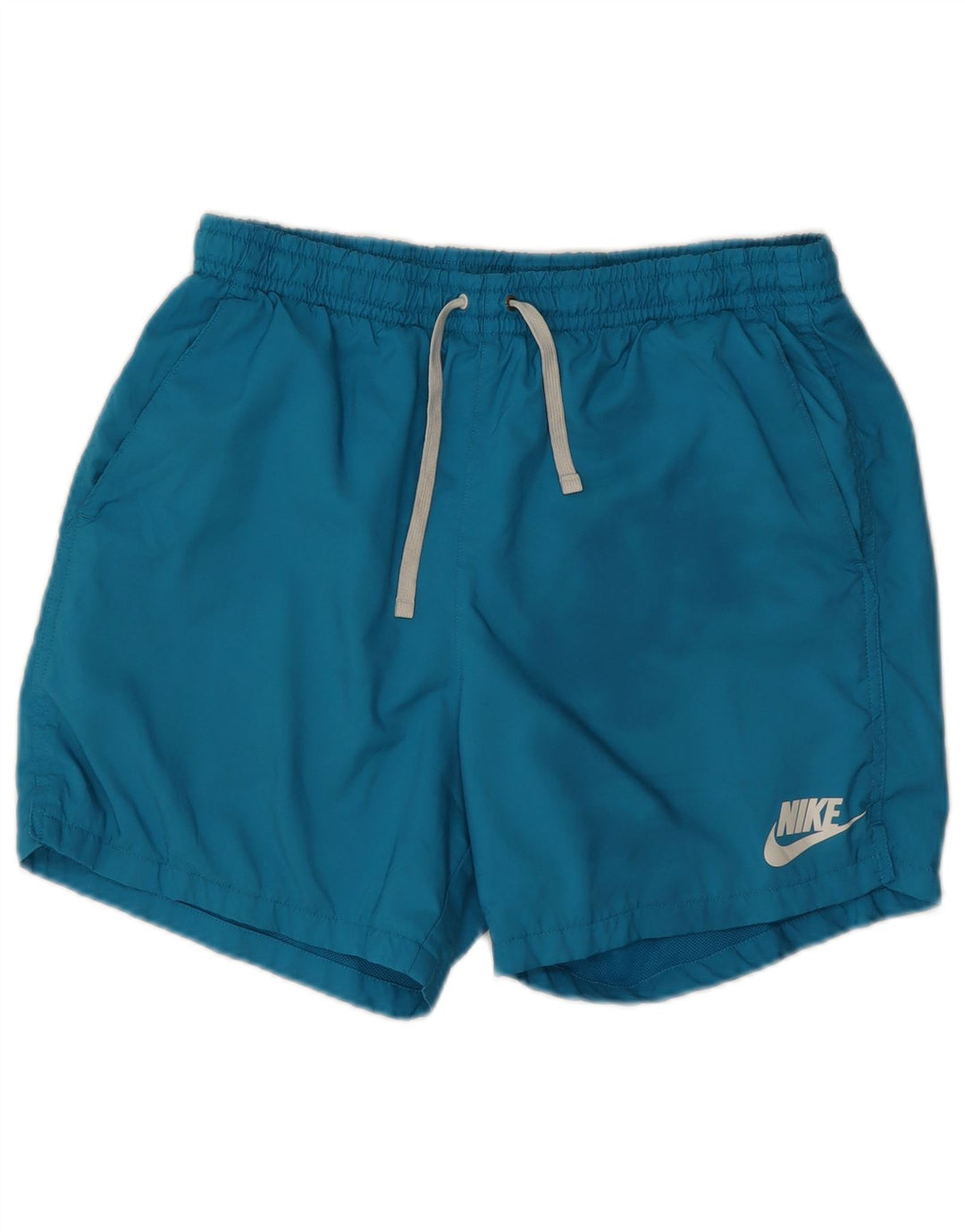 Nike Mens Swimming Shorts Large Blue Polyester