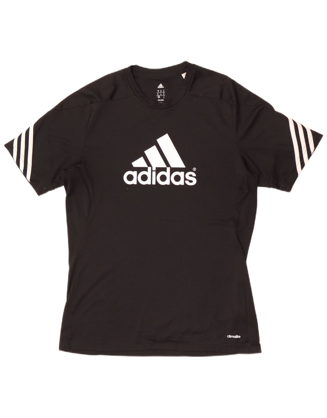 Adidas Mens Climalite Graphic T-Shirt Top Medium Black