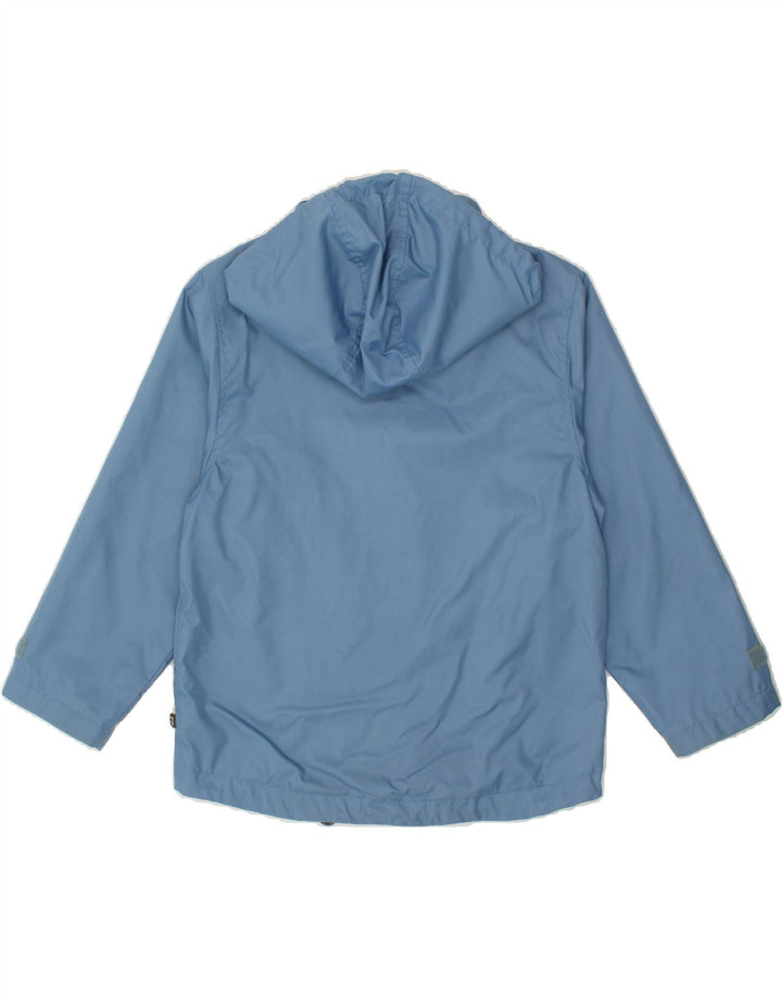 INVICTA Boys Hooded Rain Jacket 9-10 Years Blue Nylon Vintage Invicta and Second-Hand Invicta from Messina Hembry 