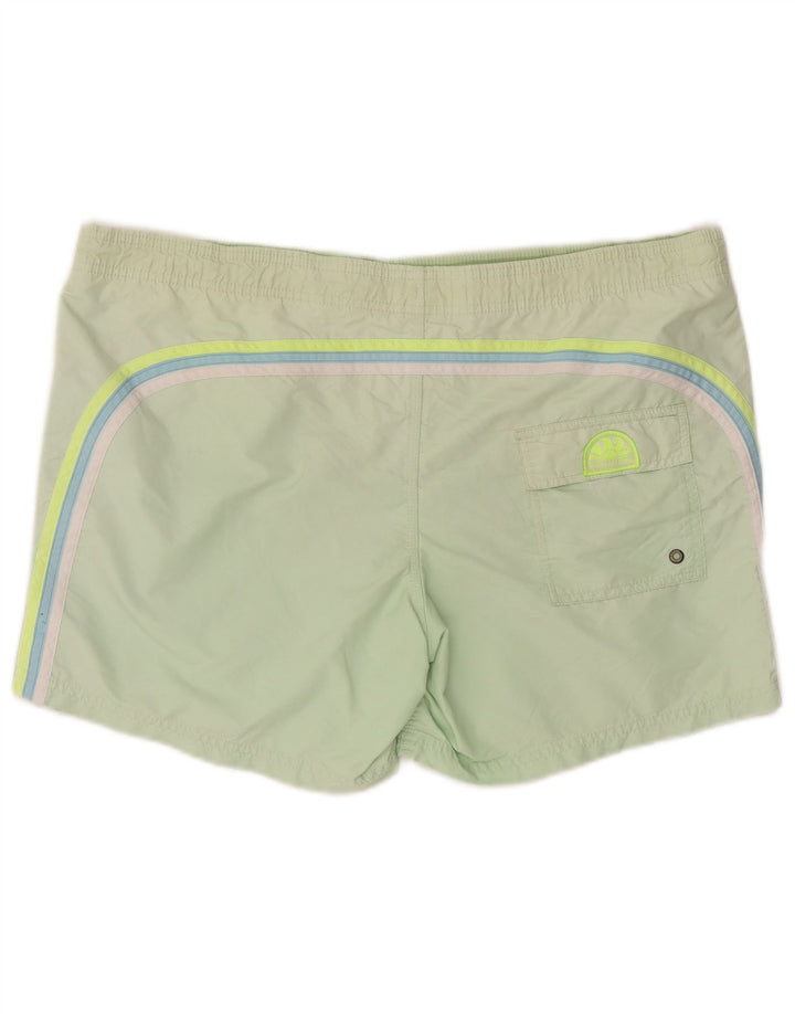 Sundek Mens Swimming Shorts XL  Green Nylon