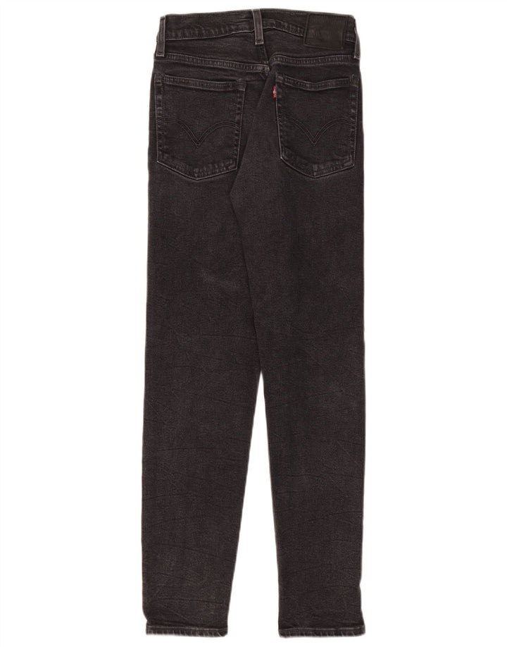 Levi's Womens Slim Jeans W24 L28 Grey Cotton