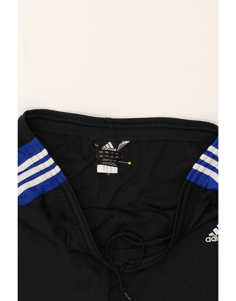 ADIDAS Mens Sport Shorts Medium Black Polyester | Vintage Adidas | Thrift | Second-Hand Adidas | Used Clothing | Messina Hembry 