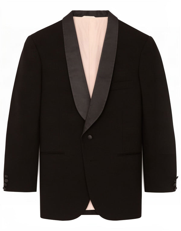 Vintage Mens 1 Button Blazer Jacket IT 48 Medium Black Colourblock