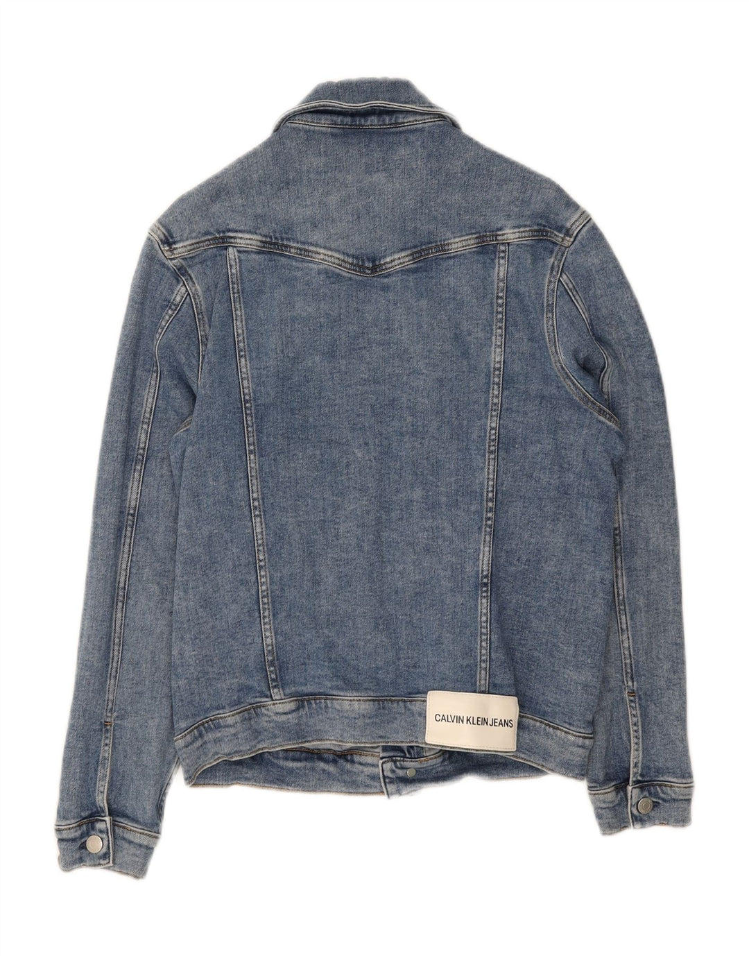 CALVIN KLEIN JEANS Mens Denim Jacket UK 38 Medium Blue Cotton Vintage Calvin Klein Jeans and Second-Hand Calvin Klein Jeans from Messina Hembry 