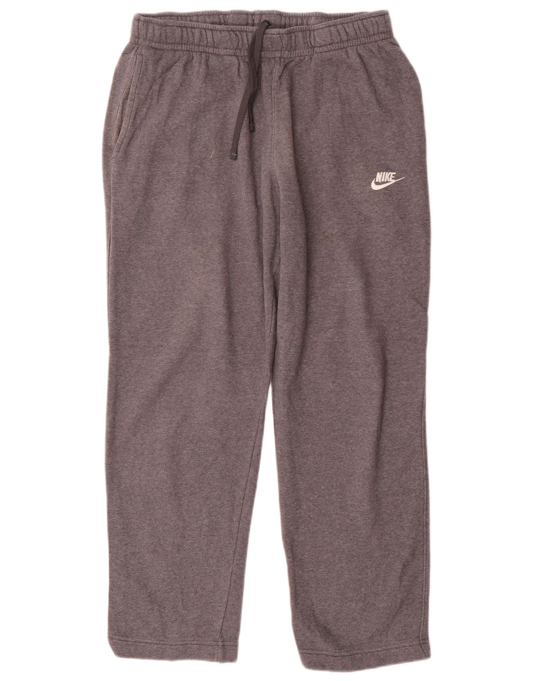 Nike Mens Tracksuit Trousers Large Grey Cotton