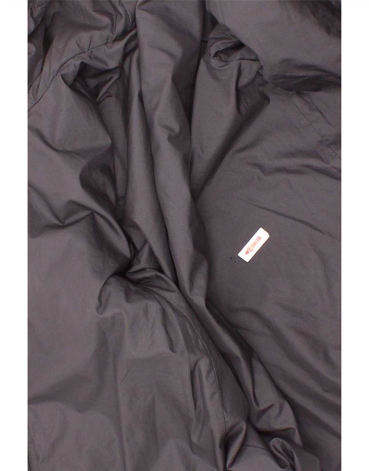 The North Face Boys Graphic Hooded Padded Jacket 7-8 Years Small Black