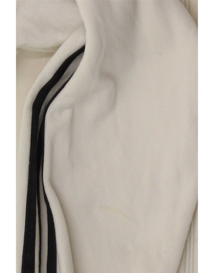 Adidas Mens Tracksuit Top Jacket XL Off White Cotton