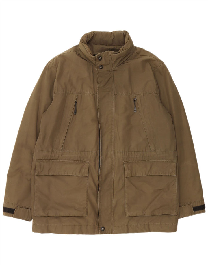 Marks & Spencer Mens Hooded Utility Jacket UK 42 XL Khaki
