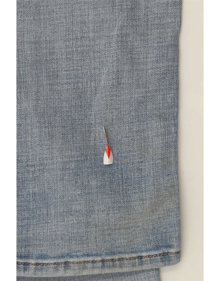 Levi's Womens Slimming Slim Jeans W28 L32 Blue Cotton