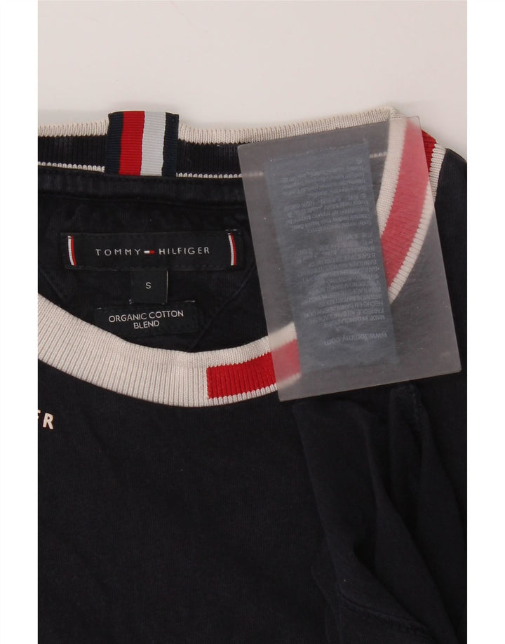 Tommy Hilfiger Mens T-Shirt Top Small Navy Blue Cotton