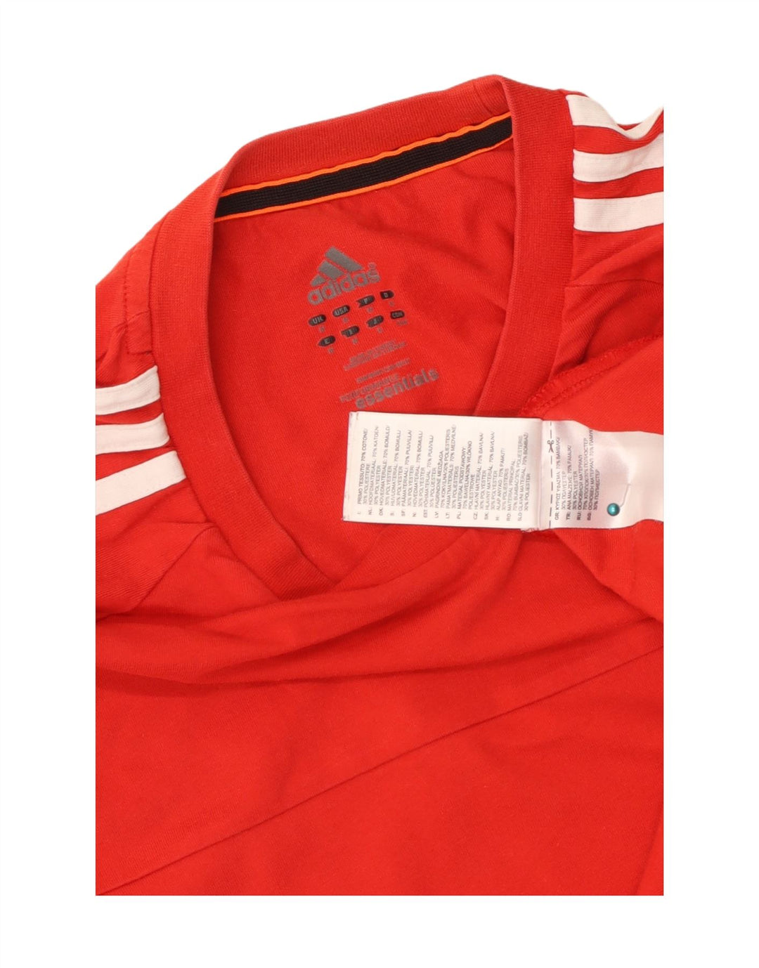 Adidas Mens Climalite T-Shirt Top Medium Red Cotton