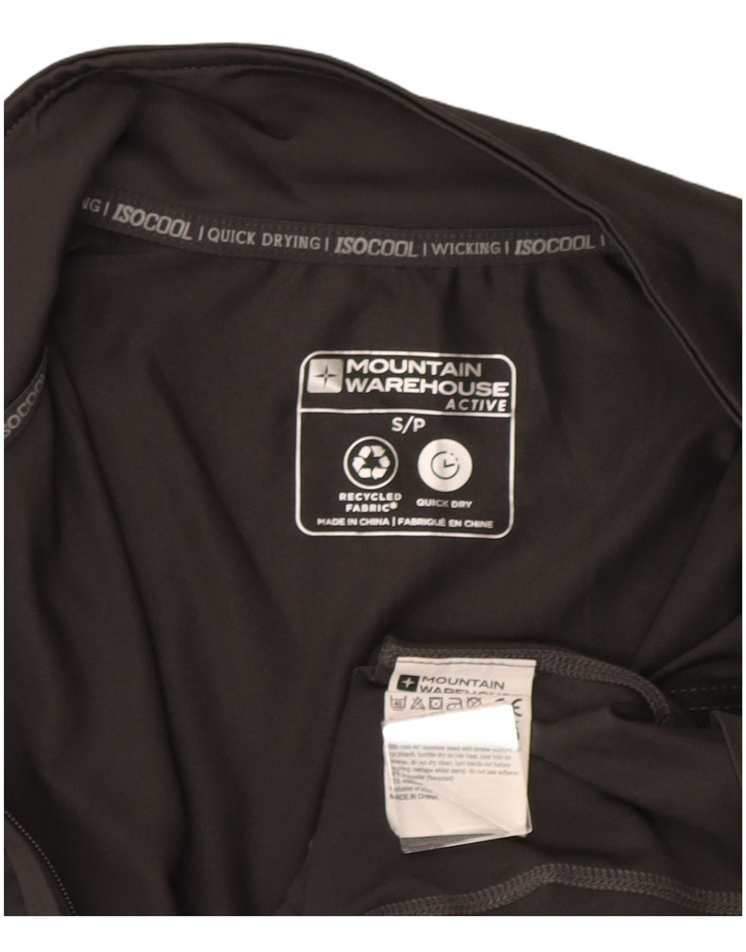 Mountain Warehouse Mens Tracksuit Top Jacket Small Grey Polyester