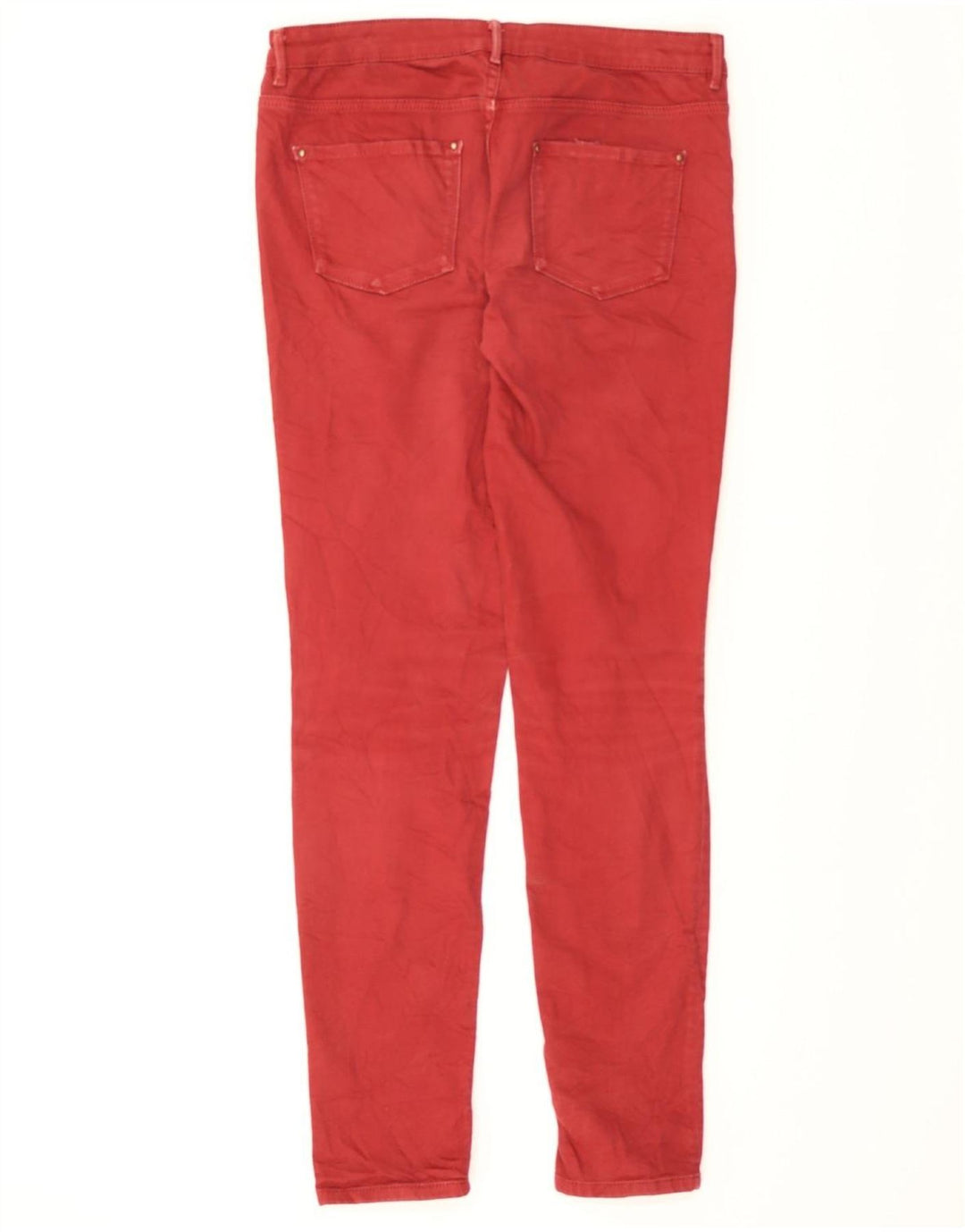 MASSIMO DUTTI Womens Slim Jeans EU 36 XS W32 L30 Red Cotton Vintage Massimo Dutti and Second-Hand Massimo Dutti from Messina Hembry 