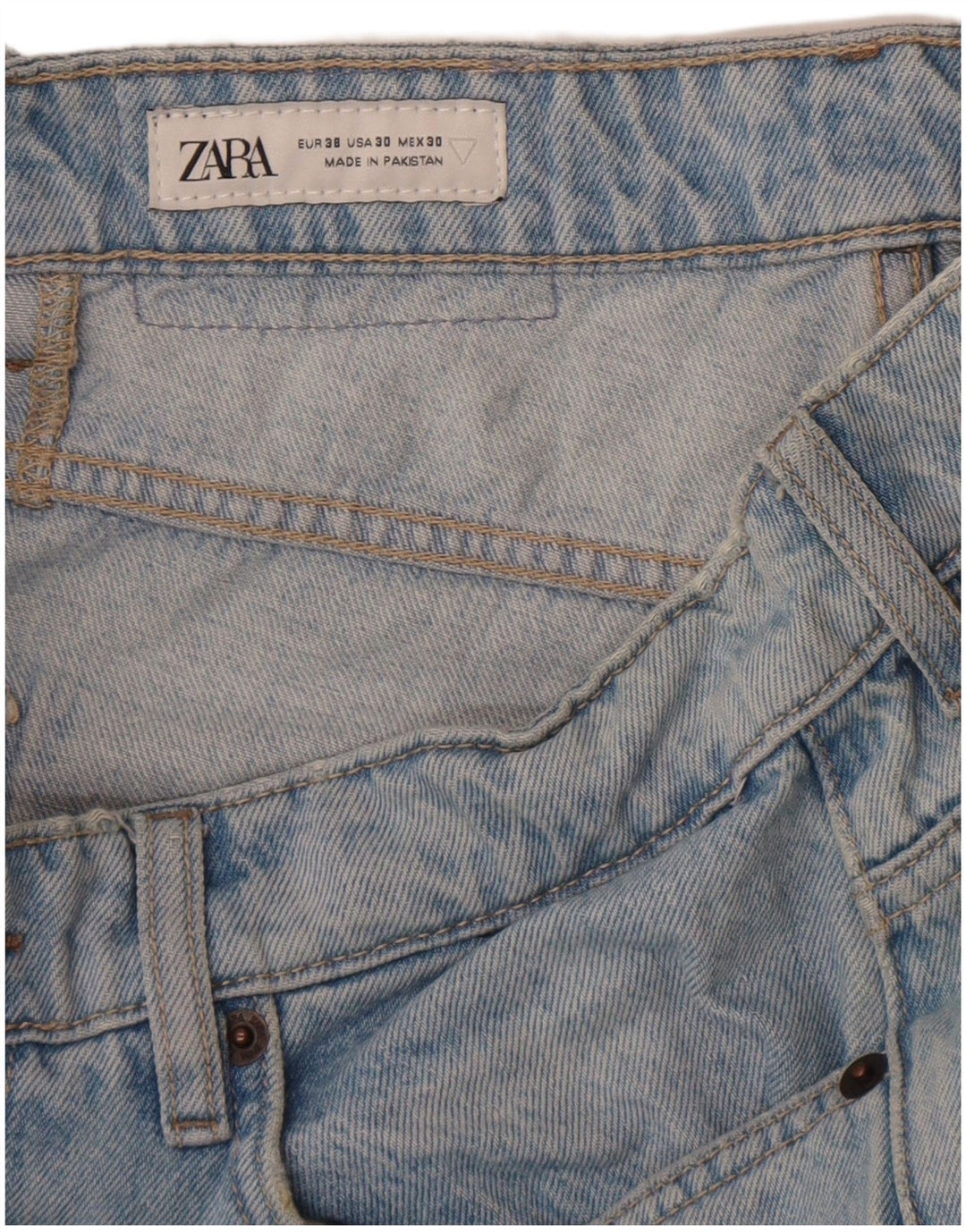 Zara Mens Slim Jeans EU 38 Small W30 L30 Blue