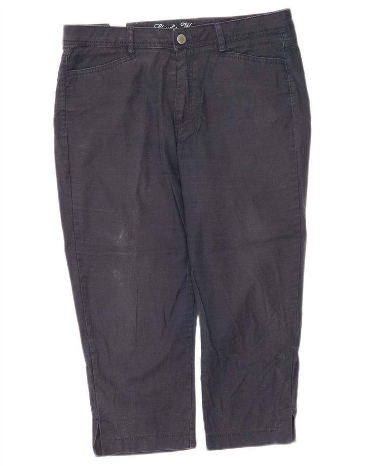 Vintage Womens Bermuda Chino Shorts W40 2XL Navy Blue