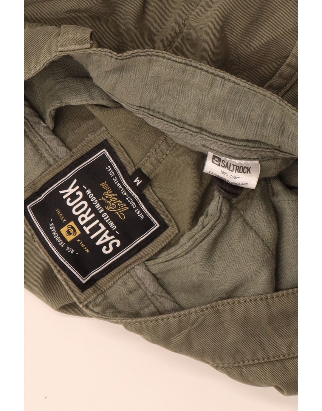 SALTROCK Mens Chino Shorts Medium W32  Khaki Cotton