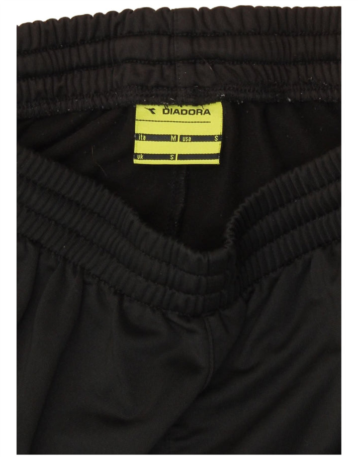 Diadora Mens Tracksuit Trousers Small  Black Polyester