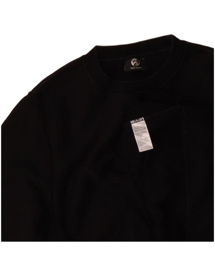 Paul Smith Mens Sweatshirt Jumper Large Black Cotton
