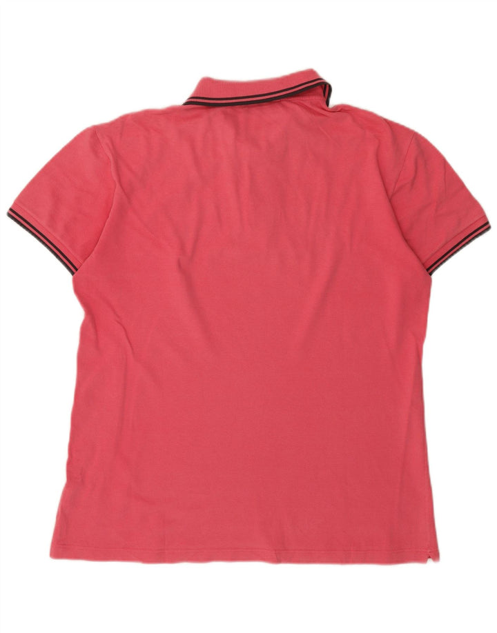 Fred Perry Mens Polo Shirt Medium Pink Cotton