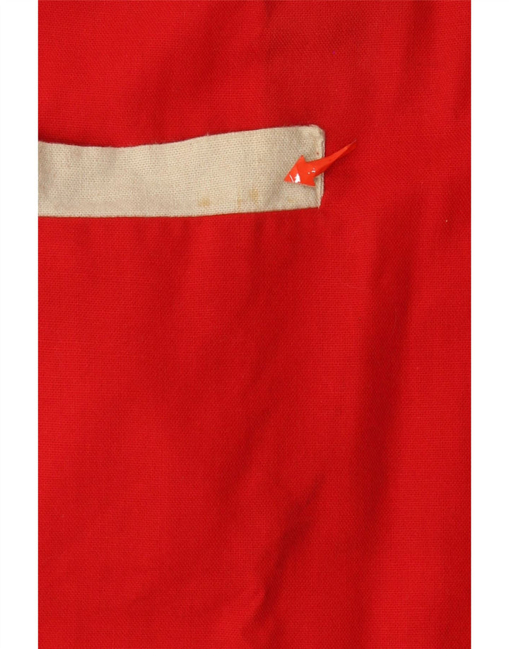 Luna Womens Shift Dress EU 40 Medium Red Floral Cotton