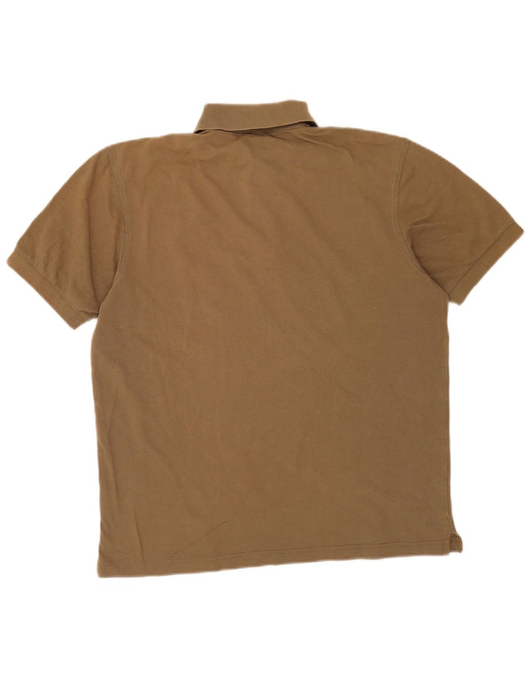 Hugo Boss Mens Polo Shirt Small Khaki Cotton