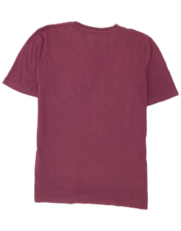 Kappa Mens Graphic T-Shirt Top XL Purple Cotton