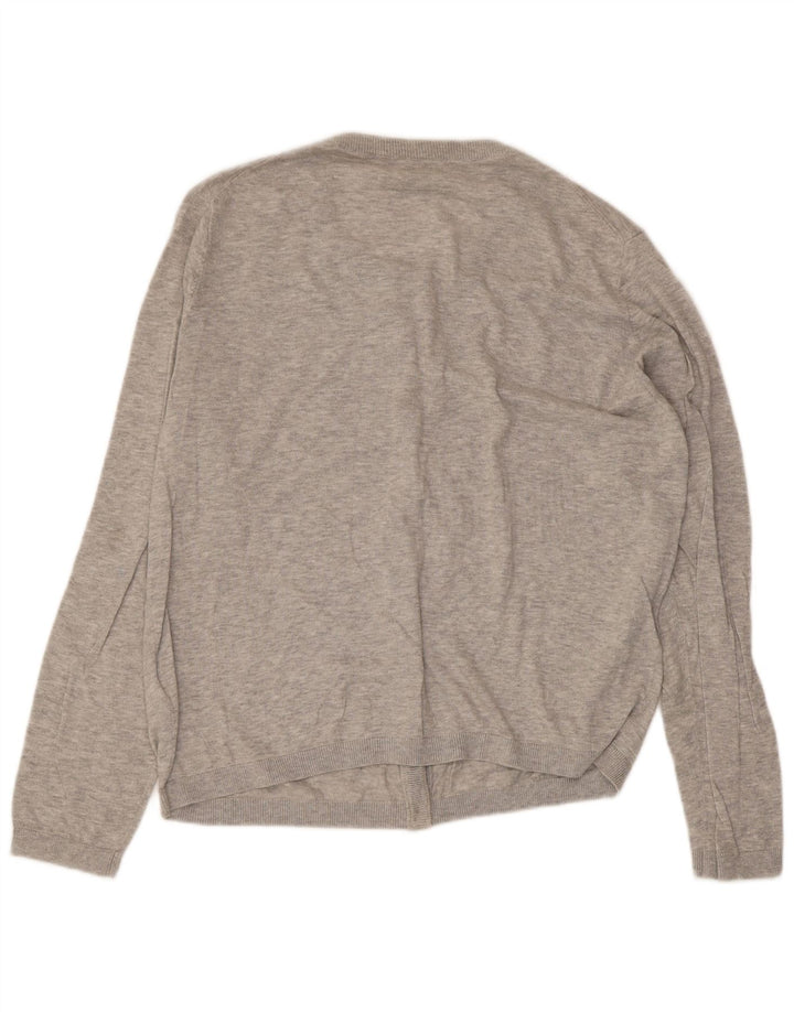 GANT Womens Cardigan Sweater UK 20 2XL Grey Cotton