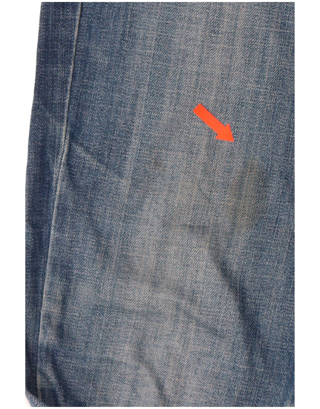 ARMANI Womens Indigo Straight Jeans W27 L28 Blue Cotton