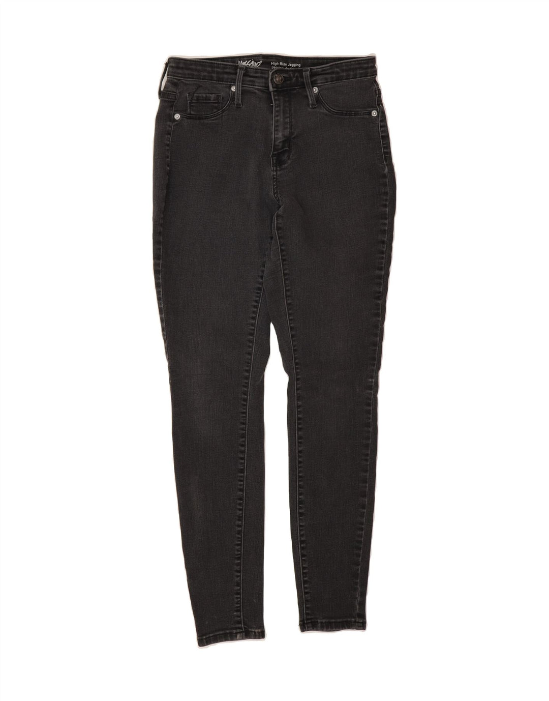 MOSSIMO Womens High Rise Jegging Jeans US 6 Medium W28 L28 Black Cotton Vintage Mossimo and Second-Hand Mossimo from Messina Hembry 
