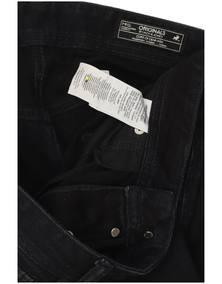 Jack & Jones Mens Tim Slim Jeans W36 L32 Navy Blue Cotton