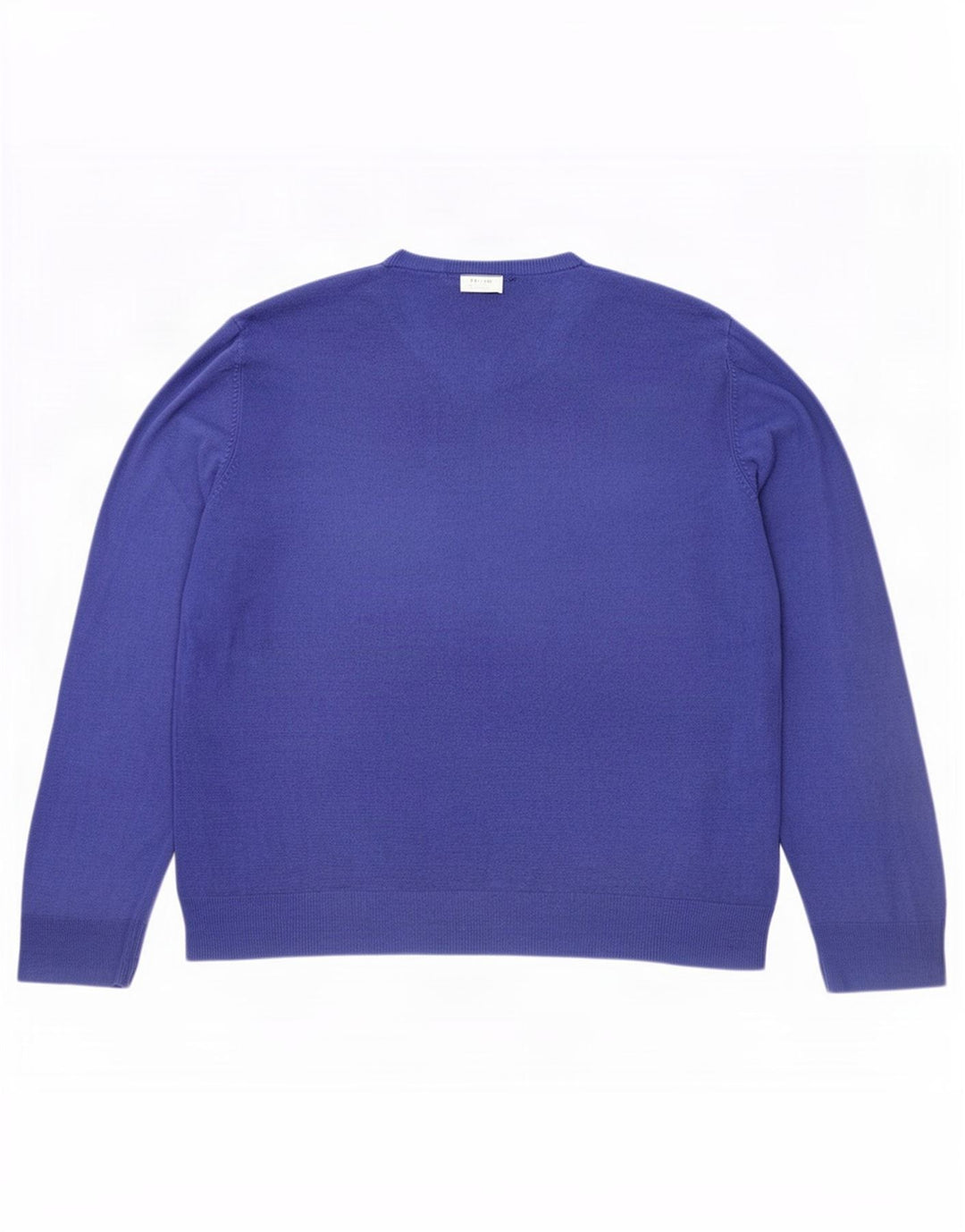 Marks & Spencer Mens V-Neck Jumper Sweater XL Blue Acrylic