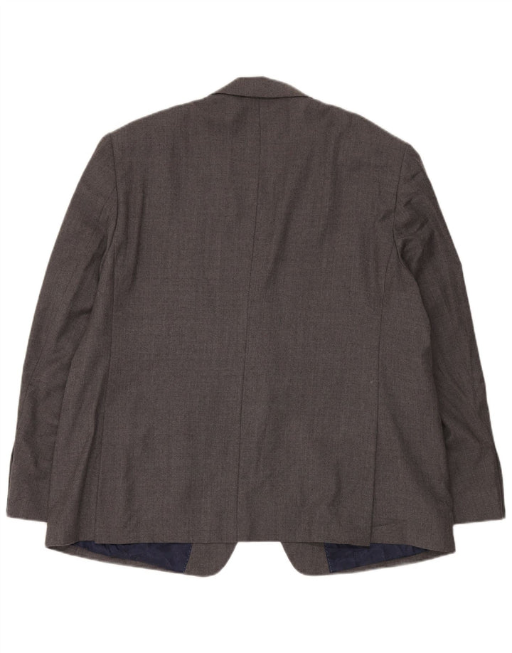 Marks & Spencer Mens Short 2 Button Blazer Jacket EU 58 4XL Grey