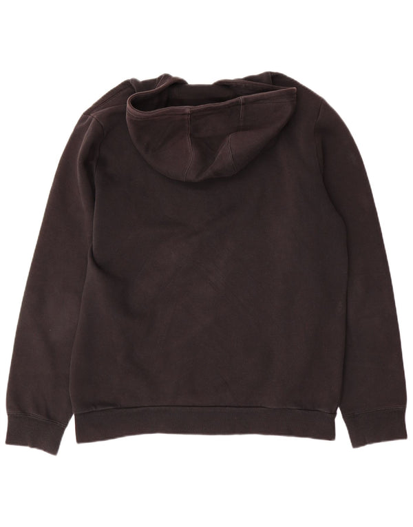 ADIDAS Boys Graphic Hoodie Jumper 15-16 Years XL Black Cotton