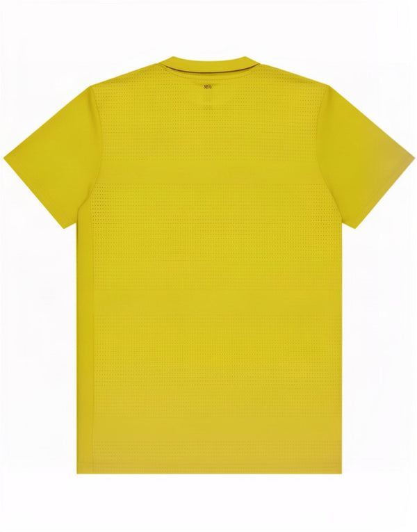 Adidas Mens Climacool T-Shirt Top Medium Yellow Polyester