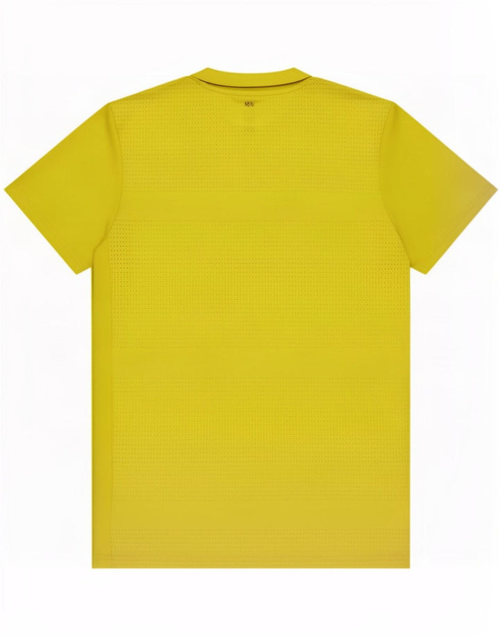 Adidas Mens Climacool T-Shirt Top Medium Yellow Polyester
