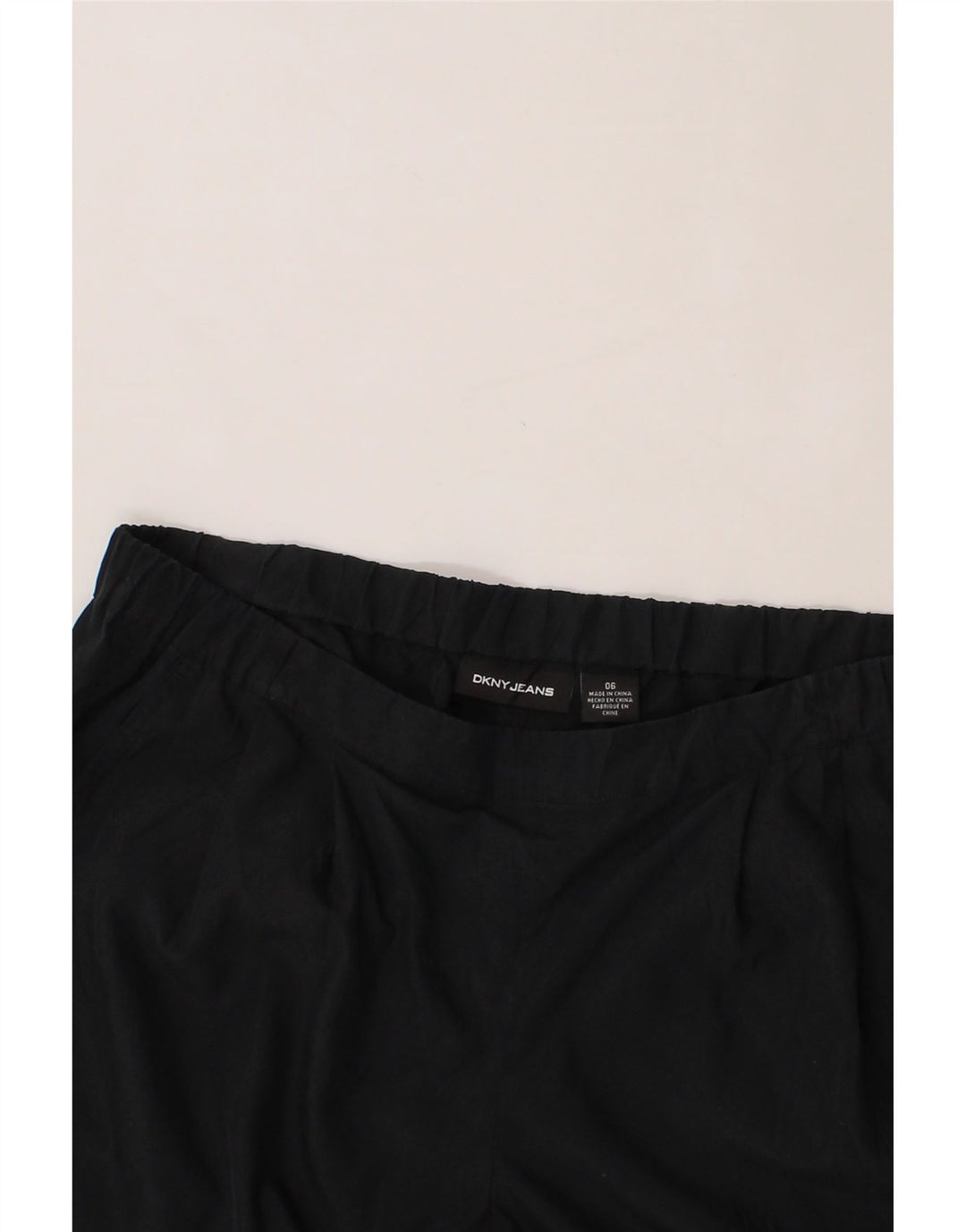DKNY Womens Pegged Chino Trousers US 6 Medium W32 L30 Navy Blue Modal Vintage Dkny and Second-Hand Dkny from Messina Hembry 