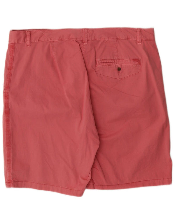 Marks & Spencer Womens Chino Shorts UK 18 XL W38  Pink Cotton