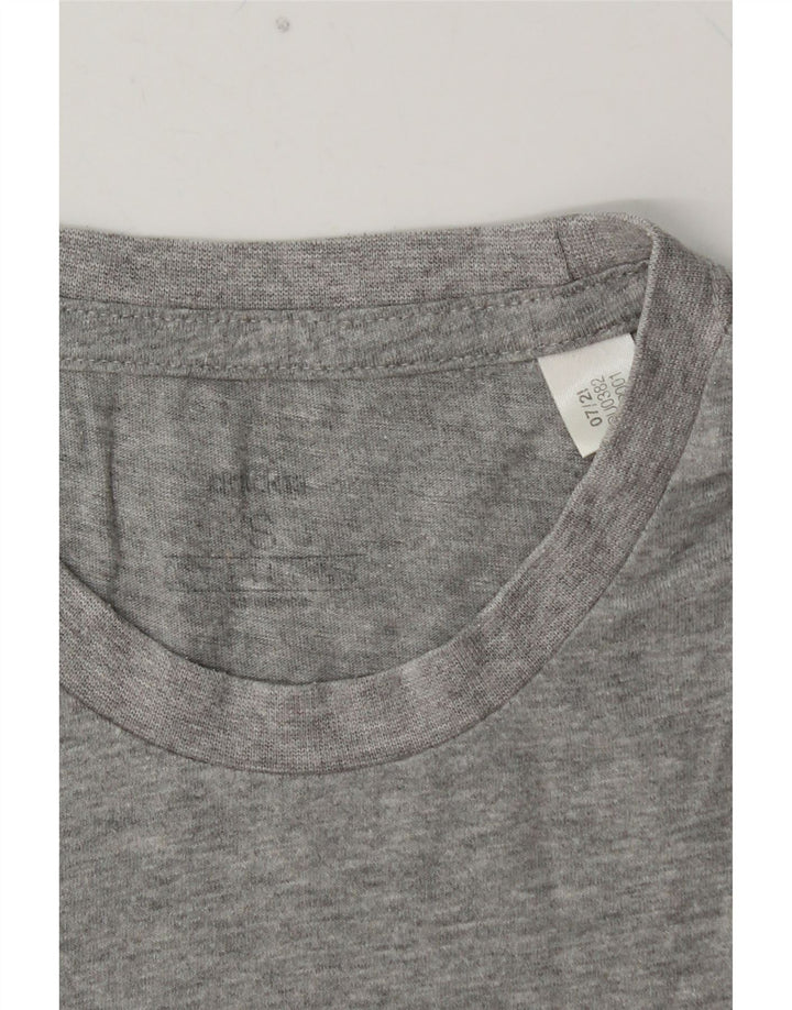 ADIDAS Mens T-Shirt Top Small Grey Cotton